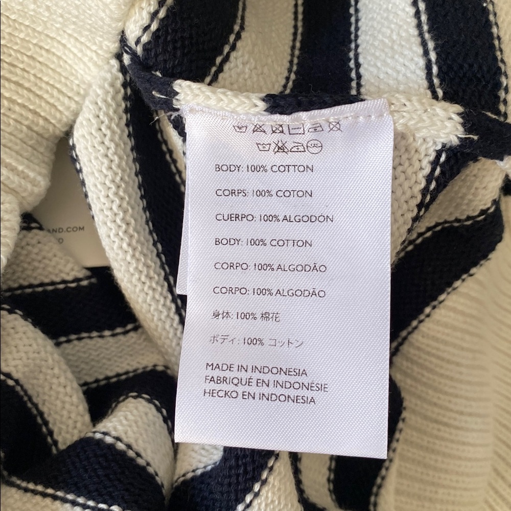 Anthropologie Blaine Striped Pullover new size L new with tag - Picture 9 of 9